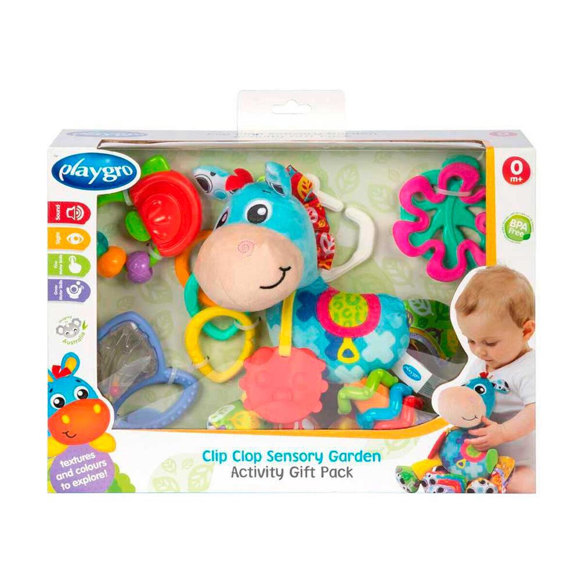 Gift Pack Sensorial Actividades Multicolor Playgro