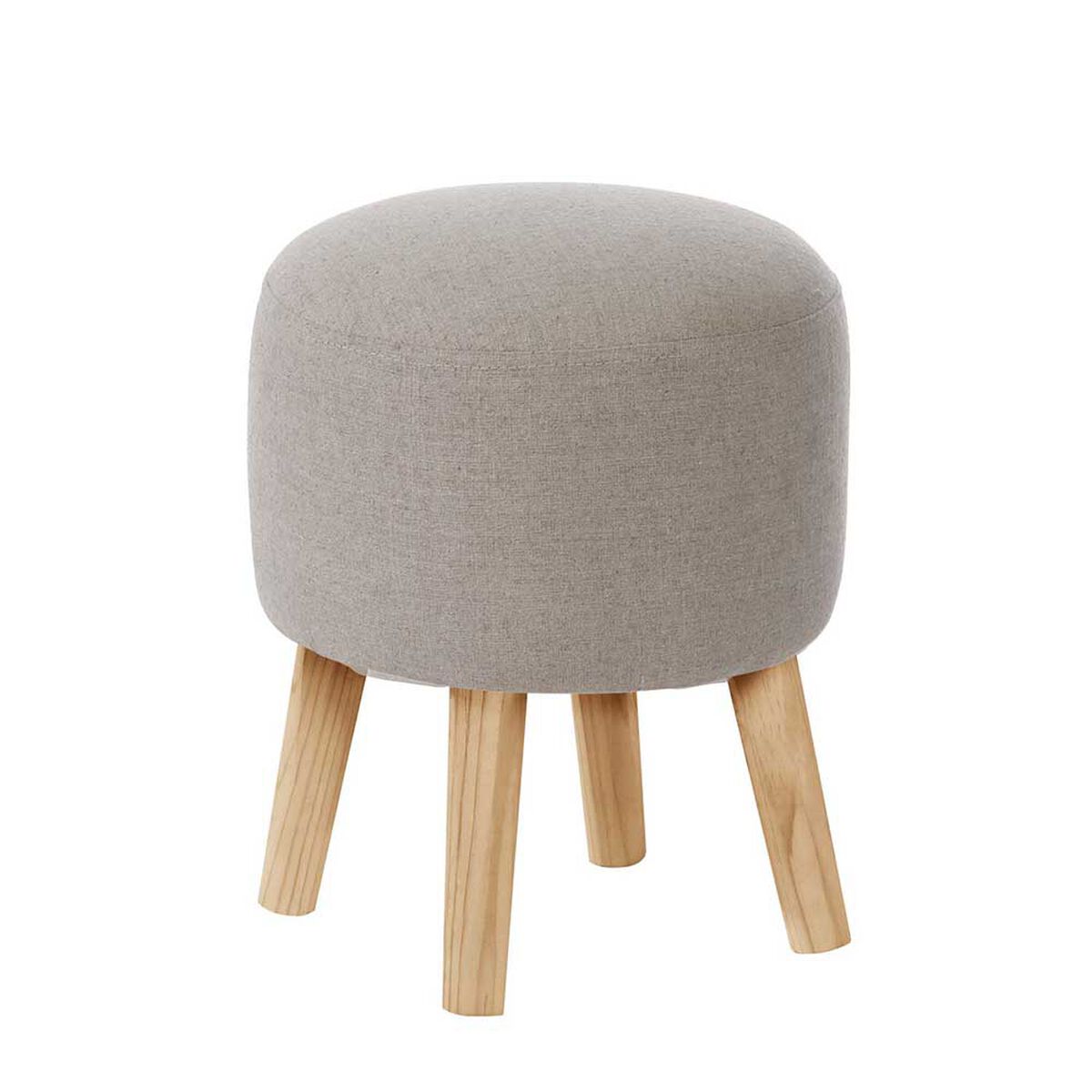 Pouf Latam Home Nantes Lino Gris Claro