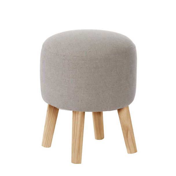 Pouf Latam Home Nantes Lino Gris Claro