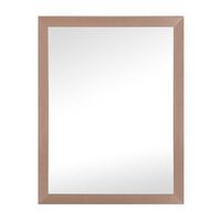 Espejo Plástico Vgo Metalizado Rectangular 50 x 40 cm Cobre