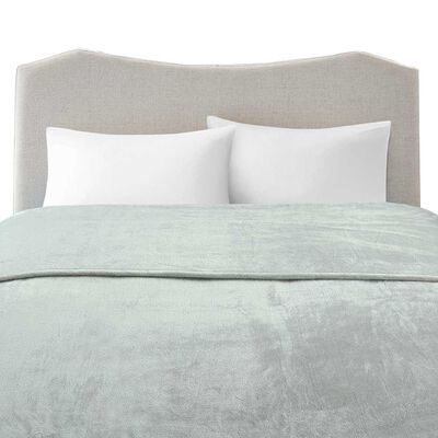 Frazada Flannel Illusions 1,5 Plazas Gris