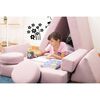 Sofá Innovamuebles Lego Kids 2 Cuerpos Rosa