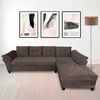 Sof&aacute; Seccional Living Factory Boston 5 Cuerpos Chocolate