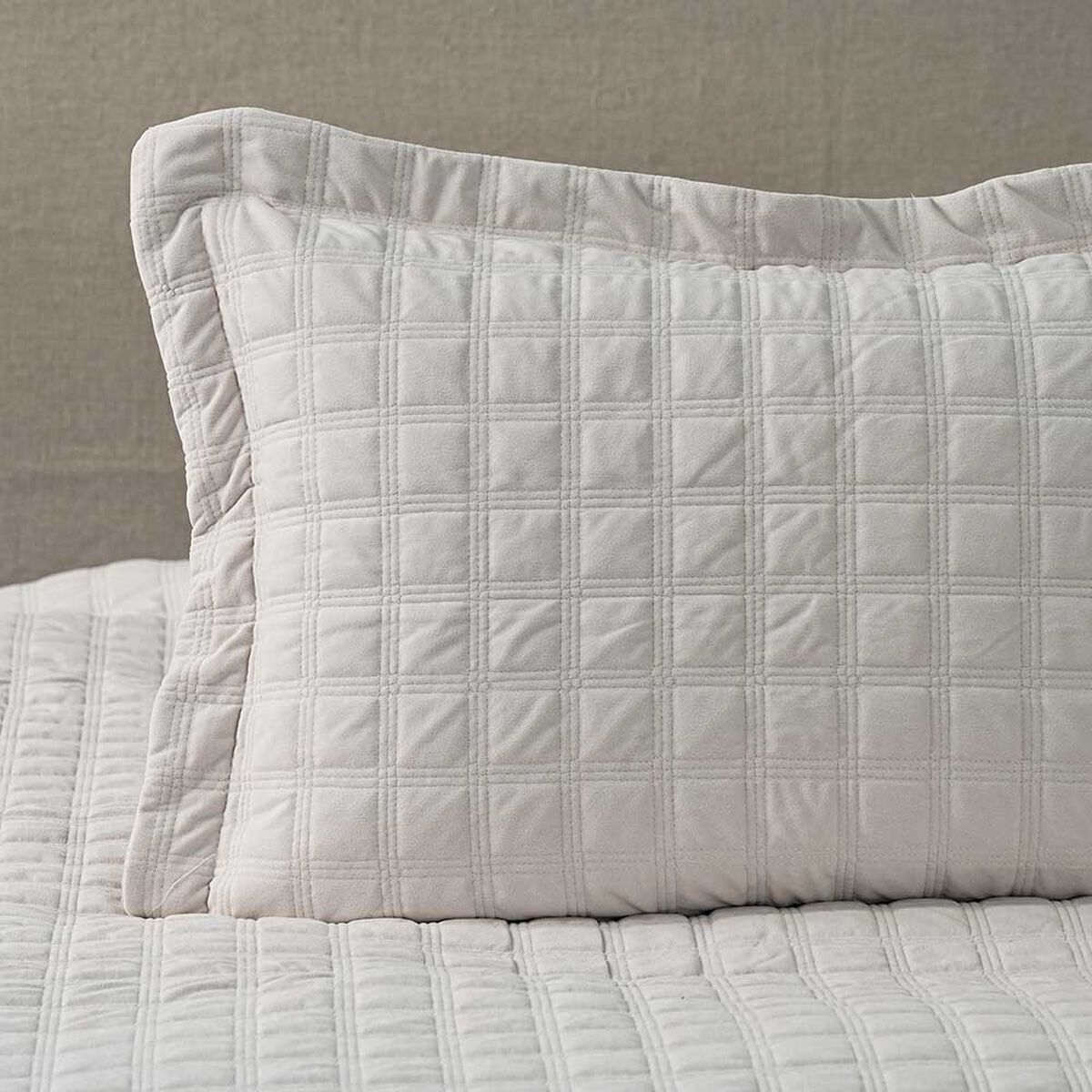 Quilt Cannon 1.5 Plazas Squares Sand