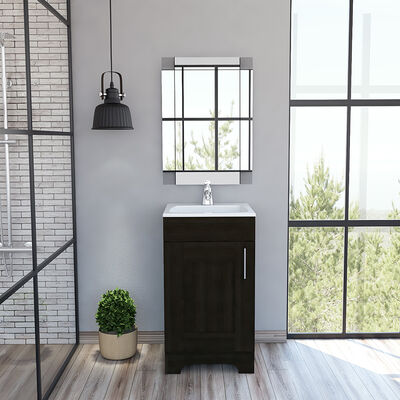 Imagen 1 del producto Combo Mueble Lavamanos Barcelona + Espejo Genova TuHome