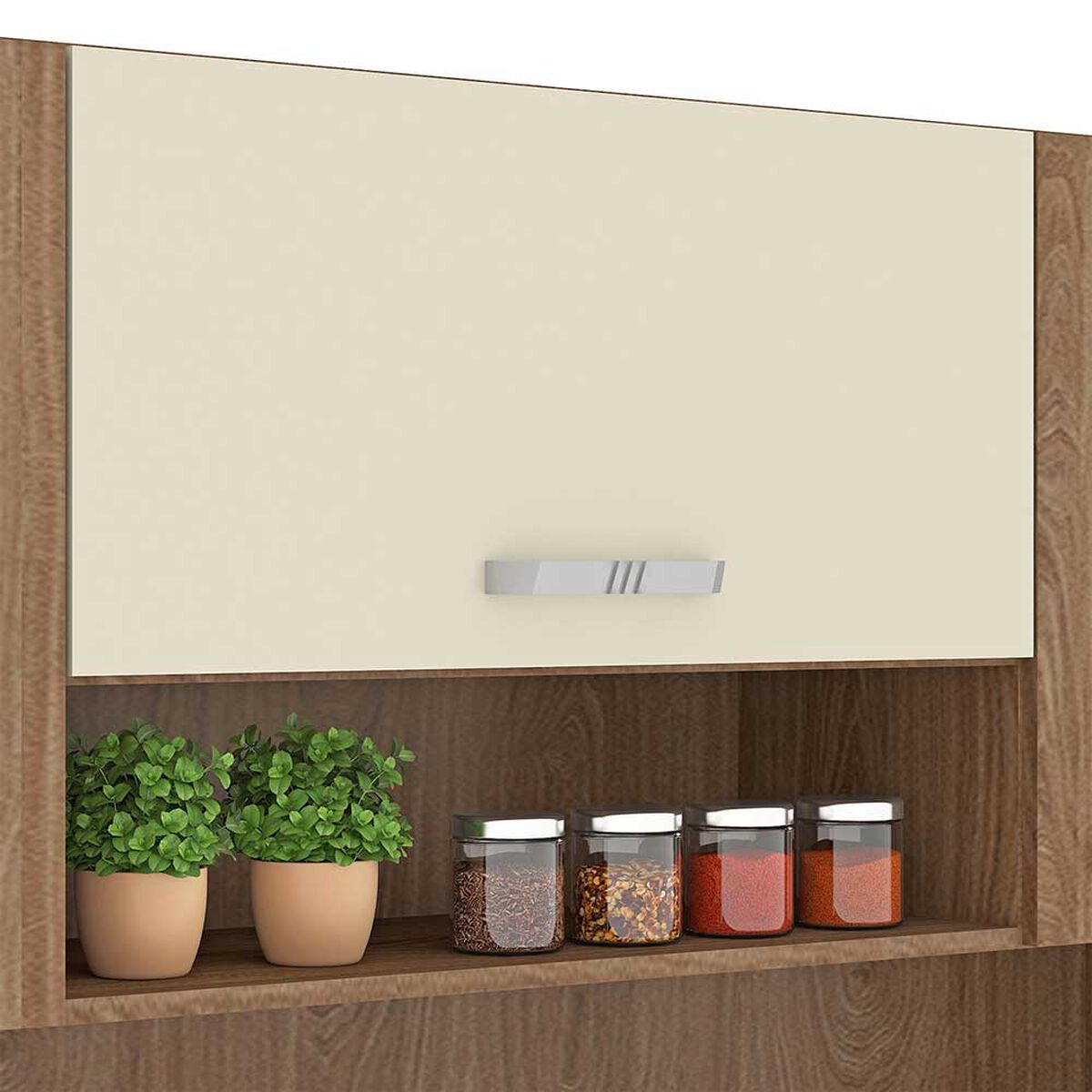 Mueble de Cocina Favatex Lidia Café 7 Puertas