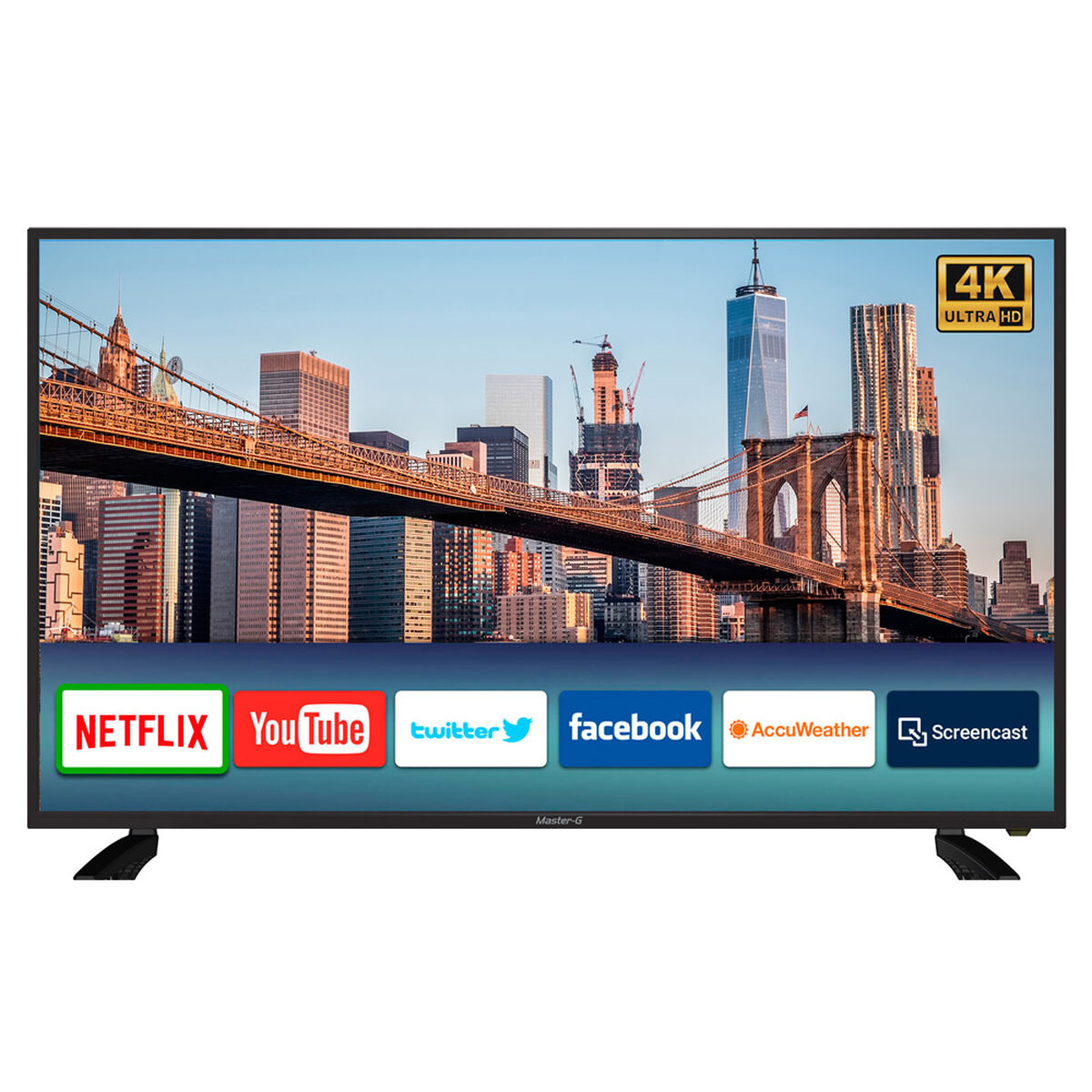 LED 43" Master-G MGU4330X Smart TV Ultra HD