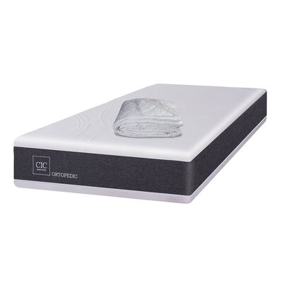Imagen 2 del producto Colchón CIC 1 Plaza Ortopedic + Cubrecolchón