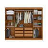 Closet Di Poretti Design Serenata 6 Cajones 8 Puertas Caf&eacute;