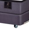 Box Spring Premium CIC 2 Pl Div + Set Maderas + Textil