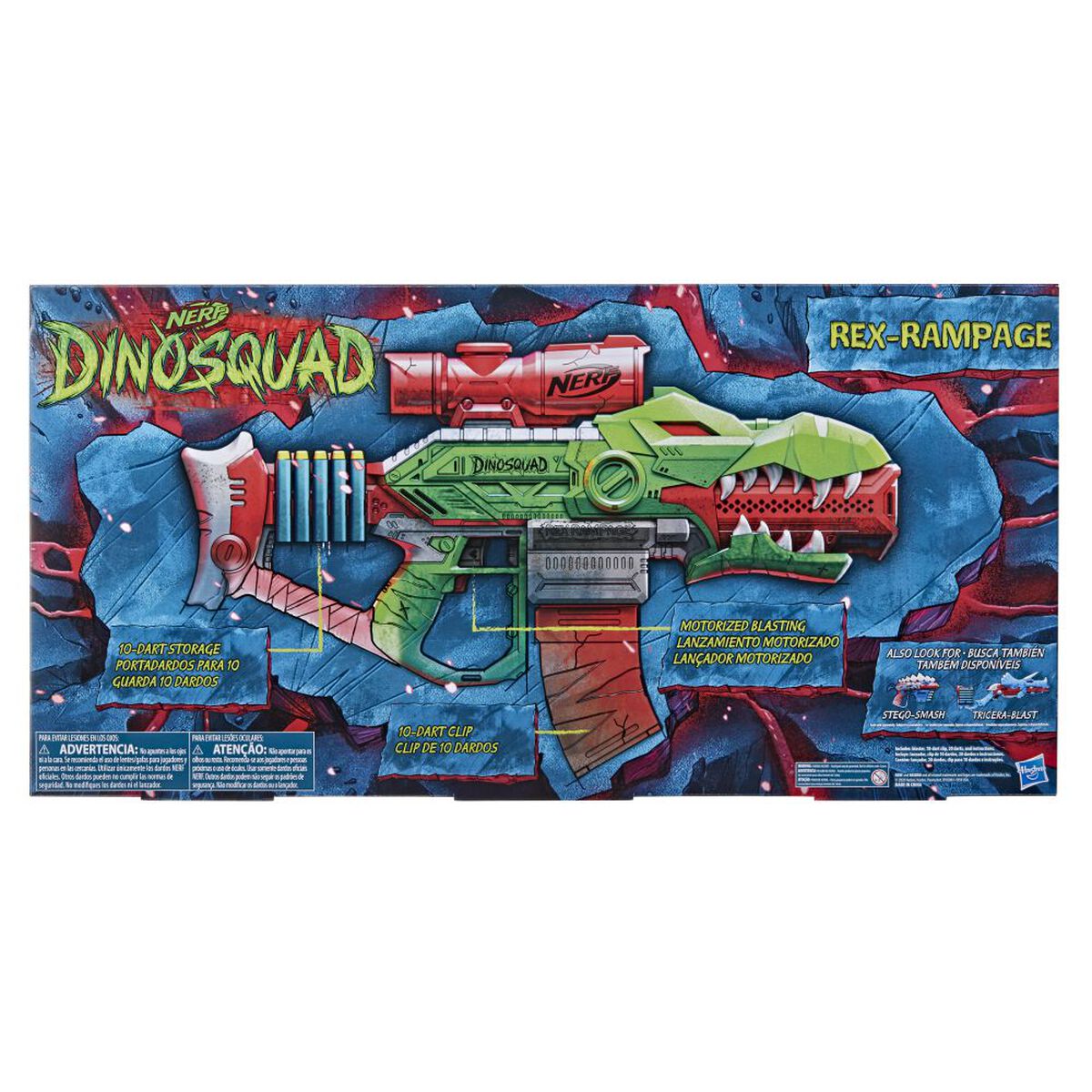 Lanzador Nerf DinoSquad Rex-Rampage