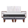 Cama Europea CIC Base Dividida 2 Plazas Ortopedic + Respaldo + 2 Veladores
