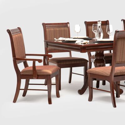 Imagen 2 del producto Juego de Comedor Daniels COM-D1888-4 4 Sillas Café