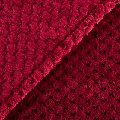 Imagen 2 del producto Frazada Mashini 2 Plazas PopCorn Liso Burdeo