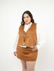 Blazer Gillet Terciopelo Plush Mujer Extralindas