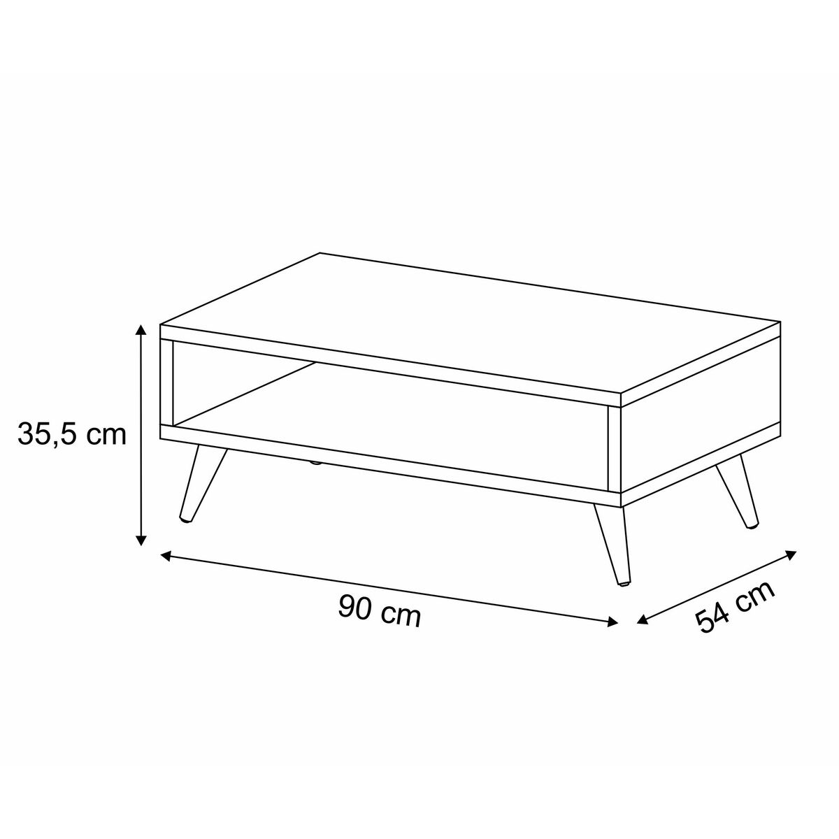 Mesa de Centro Exit Lucy Off White