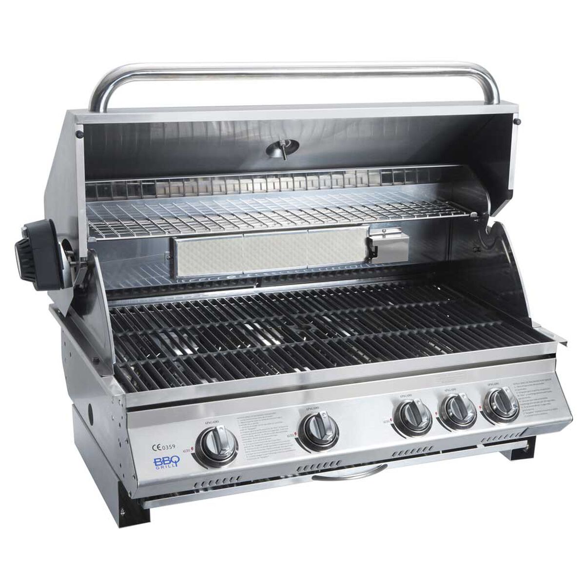 Parrilla a Gas Encendido Electr&oacute;nico BBQ Grill Kansas Acero Inoxidable 4 Quemadores