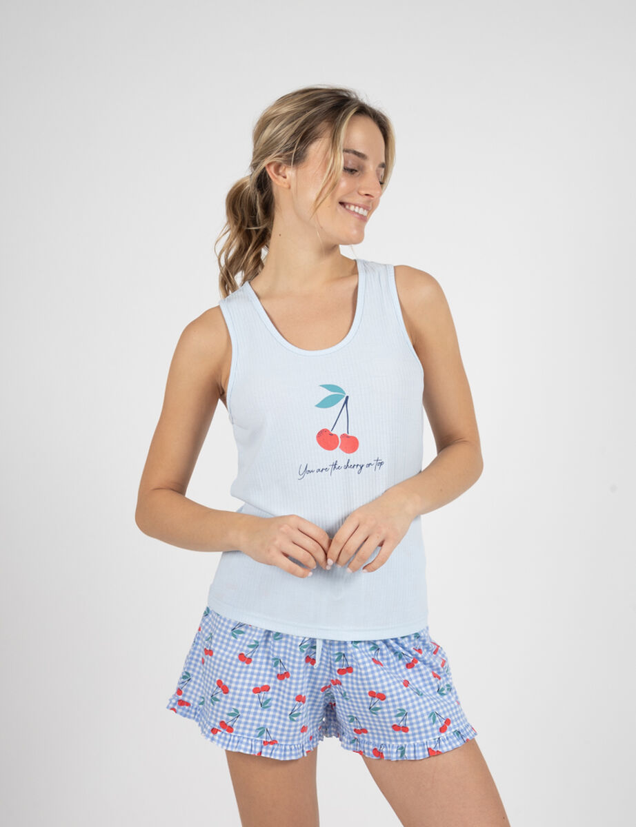Pijama sin Mangas Mujer Icono