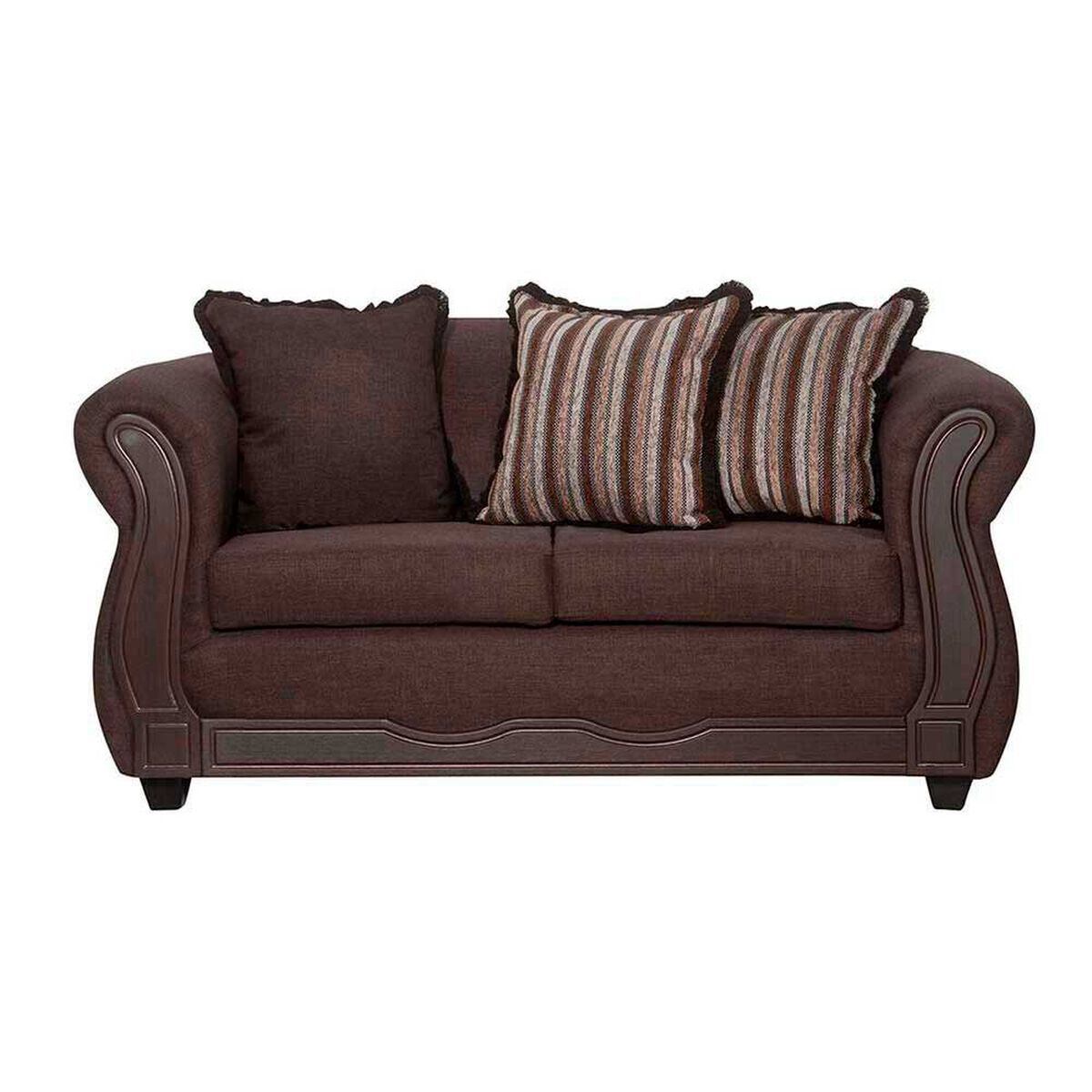 Sof&aacute; Black Factory Sofia 2 Cuerpos Caf&eacute;