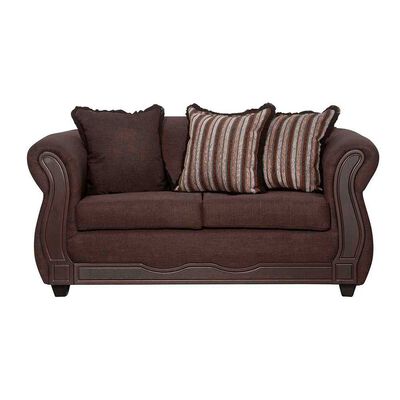 Sofá Black Factory Sofia 2 Cuerpos Café