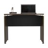 Escritorio Recto TuHome Home Office Negro Soft Coñac