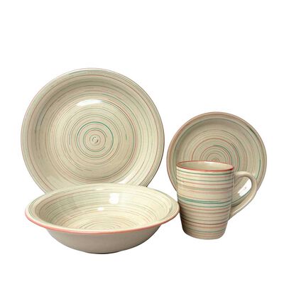 Juego de Vajilla Vitta Sand 16 Piezas Gris