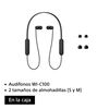 Audífonos Bluetooth In Ear SONY WI-C100/BZUC Negro