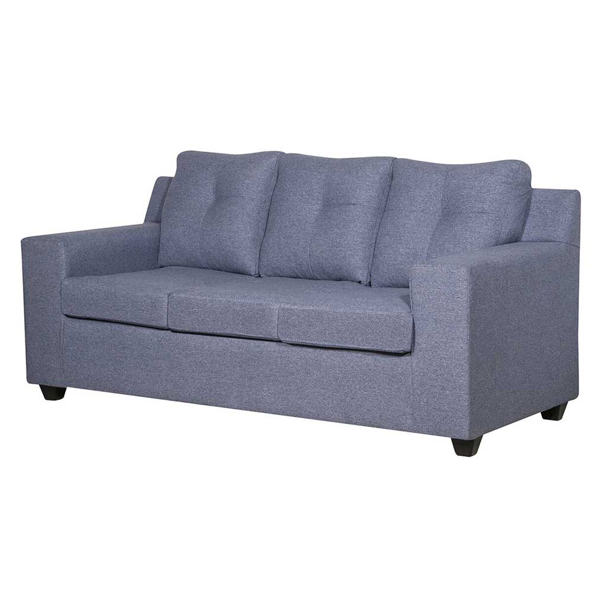 Sof&aacute; Black Factory Oxford 3 Cuerpos Azul Piedra