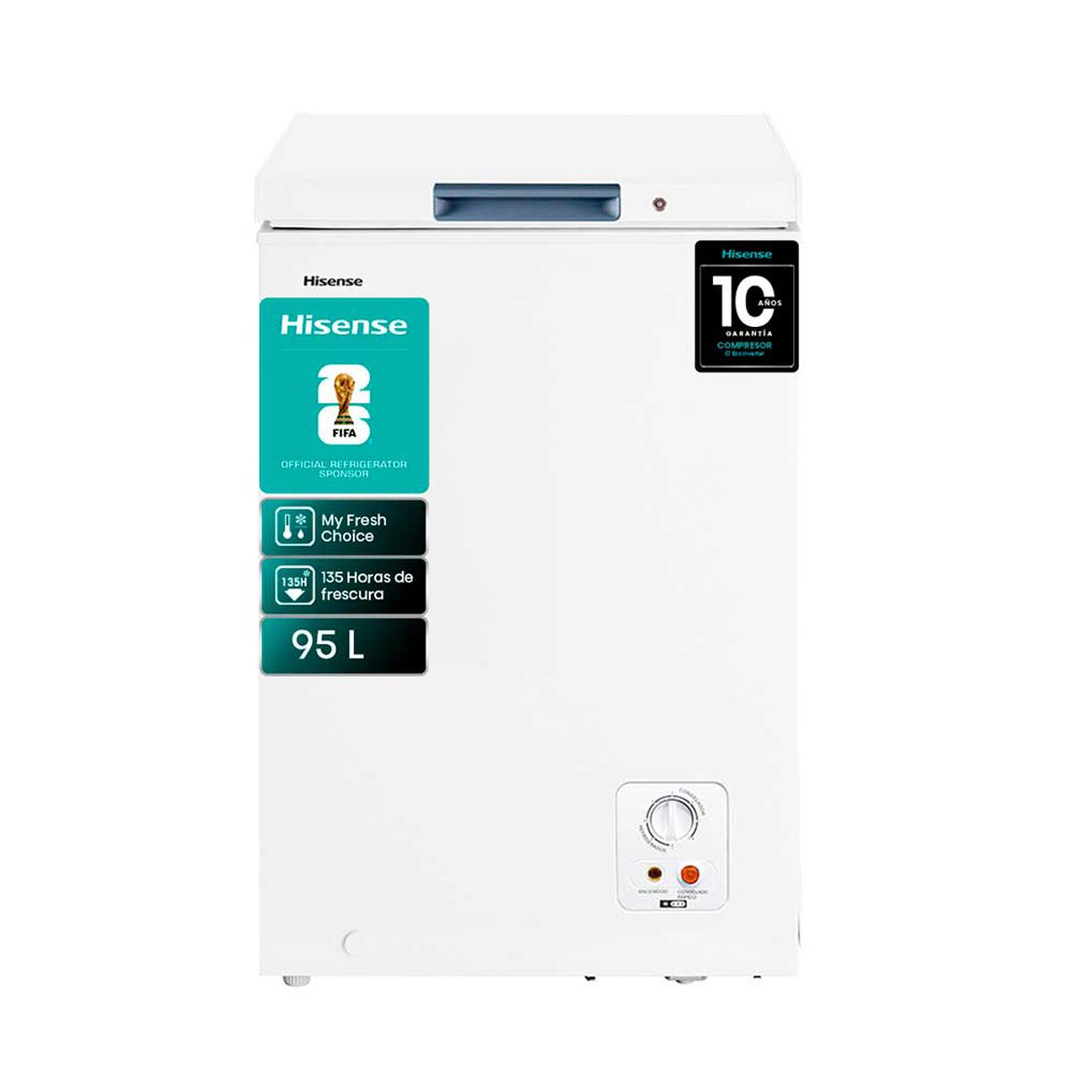 Freezer Horizontal Hisense FT125D4AW1 95 lts.