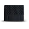 Respaldo Latam Home 2 Plazas Brescia Tela Velvet Negro
