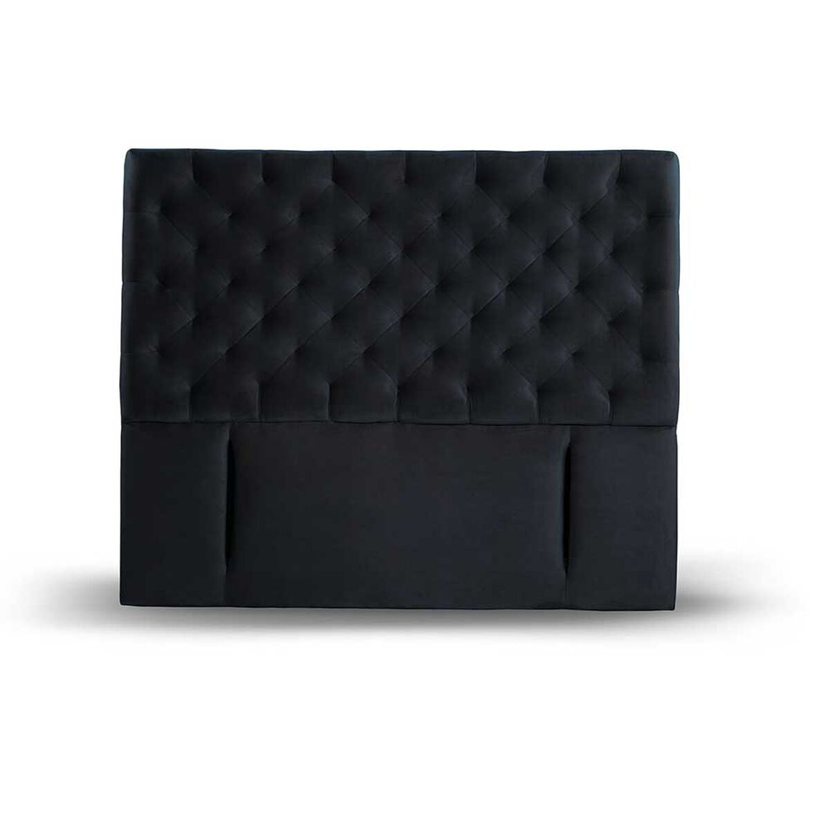 Respaldo Latam Home 2 Plazas Brescia Tela Velvet Negro