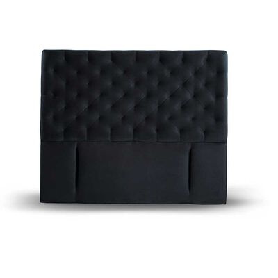 Imagen 1 del producto Respaldo Latam Home 2 Plazas Brescia Tela Velvet Negro