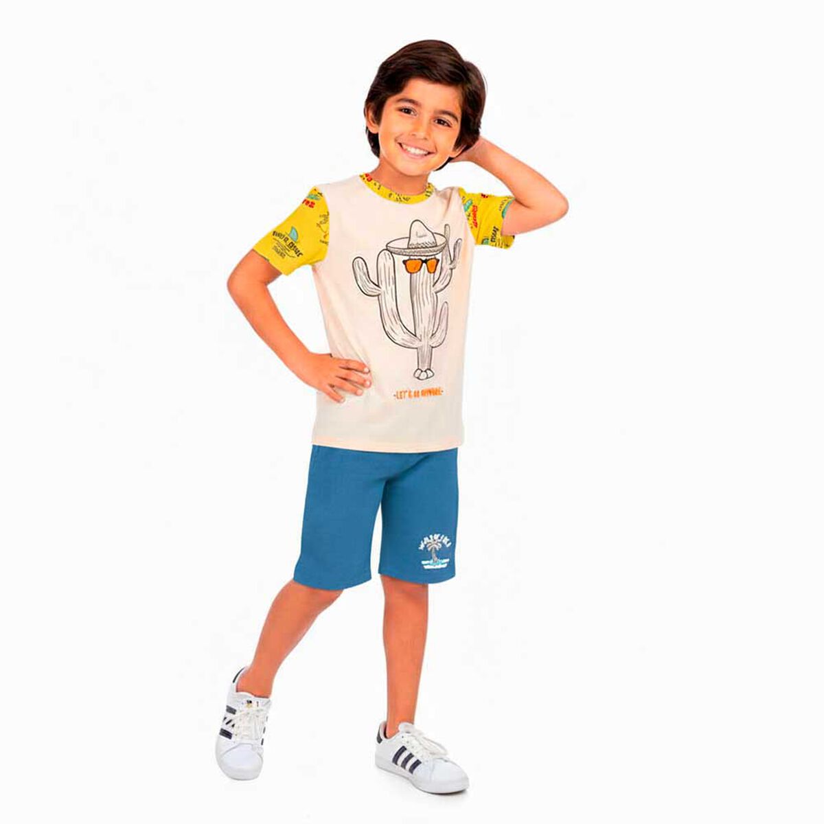 Short Buzo Ni&ntilde;o Chess