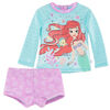 Conjunto Traje de Ba&ntilde;o Sirenita UV50+ Manga Larga  Princess