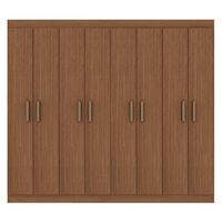 Closet Vekkahome Magnus 8 Puertas Café Oscuro