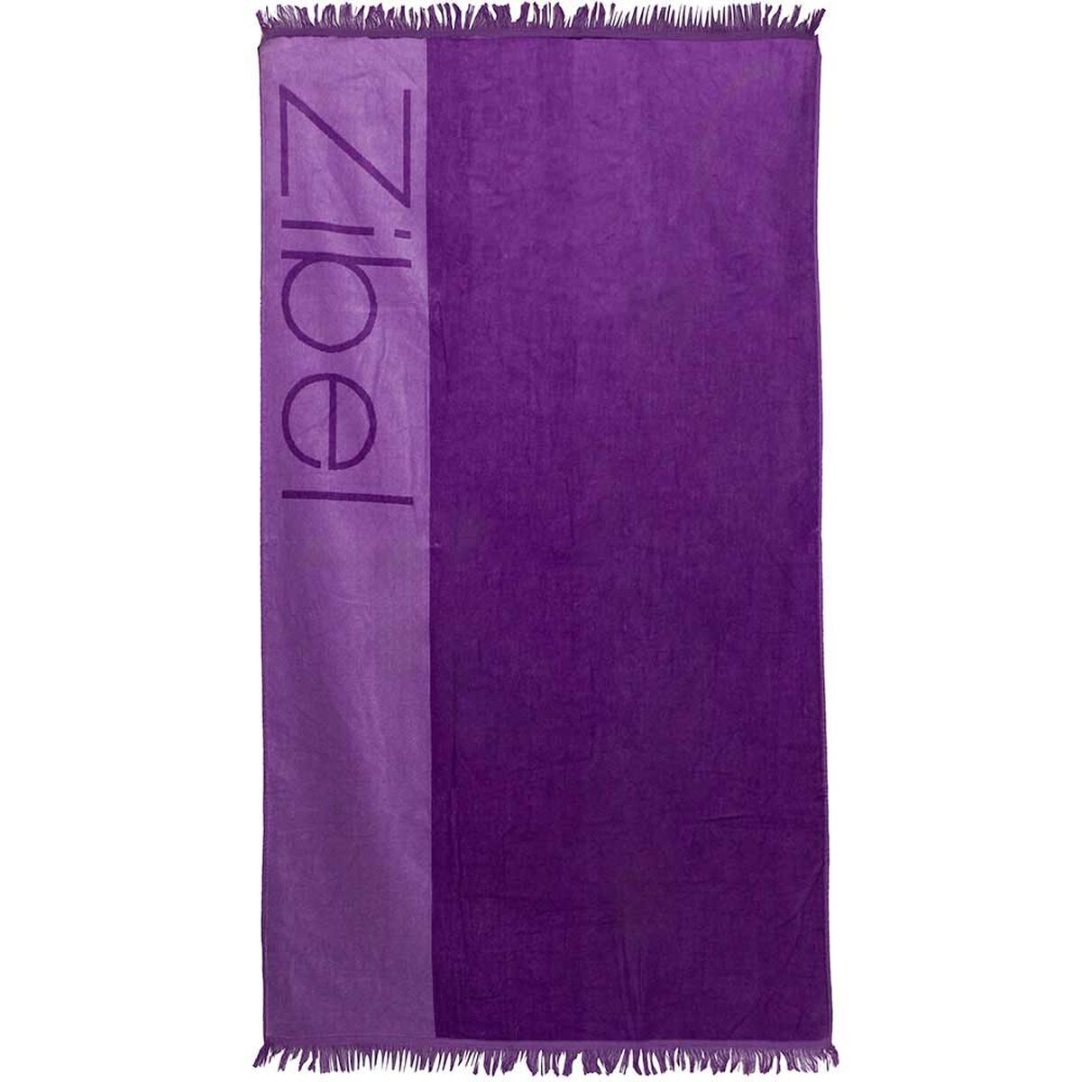 Toalla de Playa Jacquard Zibel Violeta 100 x 180 cm.