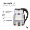 Hervidor El&eacute;ctrico Kitchen-it Glass Edition 1,8 lts.