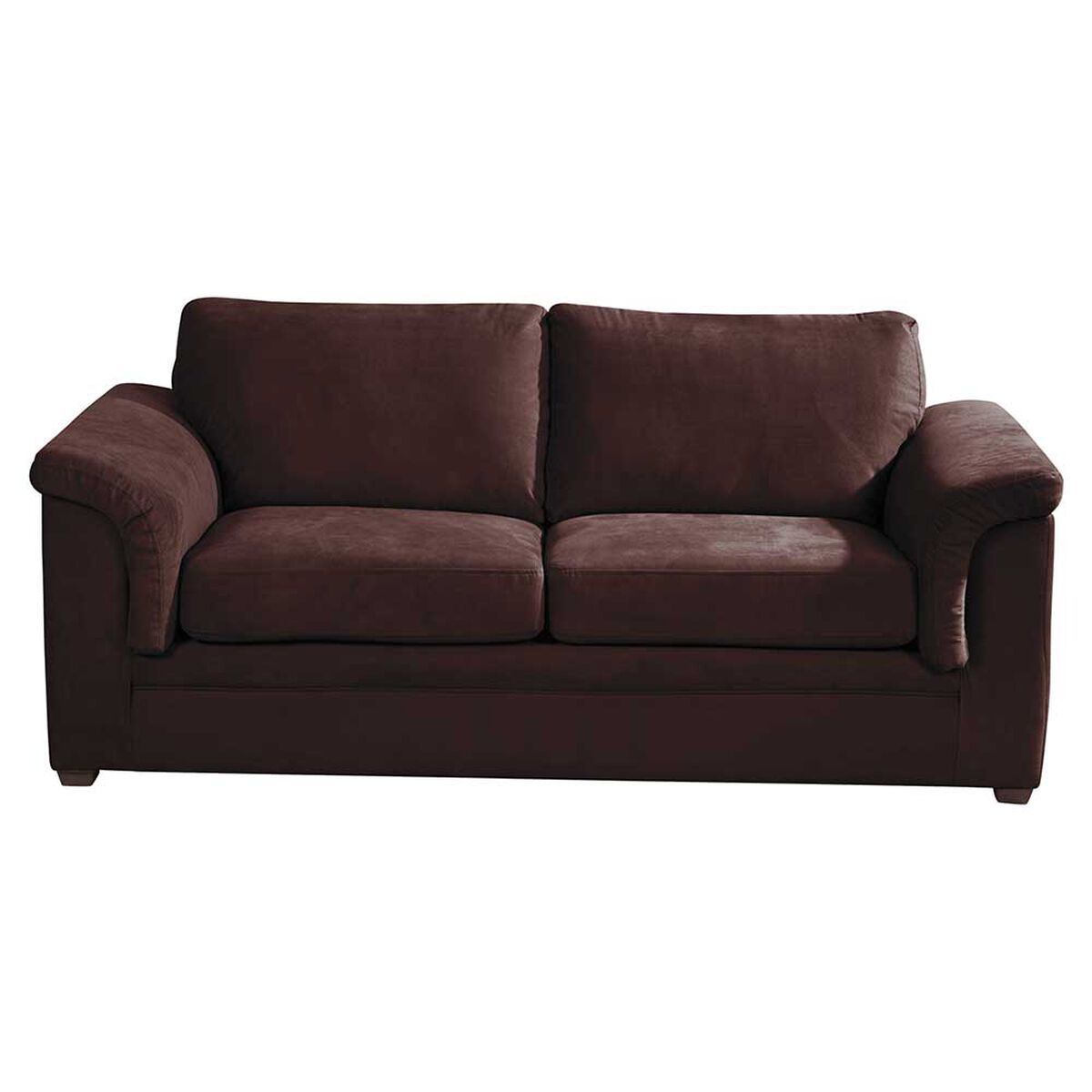 Sof&aacute; Tela Latam Home Ancona 3 Cuerpos Chocolate