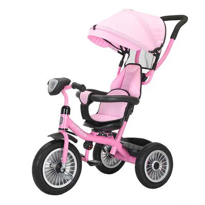Triciclo Paseo Infantil Rosa Bebesit