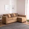 Seccional Intercambiable Muebles MPR Jazmin 4 Cuerpos Tabaco