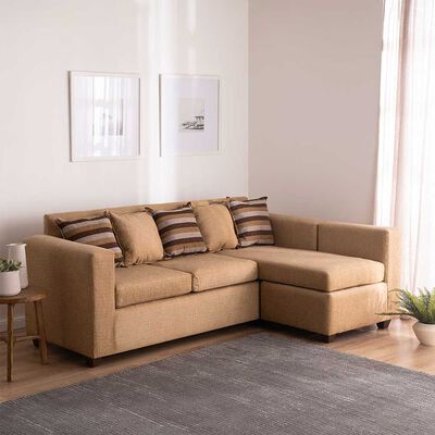 Imagen 1 del producto Seccional Intercambiable Muebles MPR Jazmin 4 Cuerpos Tabaco