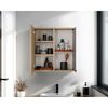 Botiqu&iacute;n con Espejo TuHome Miro 2 Puertas Rovere