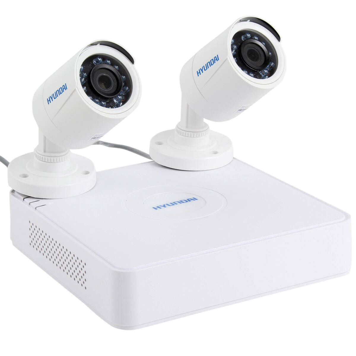 Kit 2 Cámaras de Seguridad Hyundai HY-DVR4CAM DVR Turbo