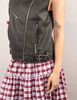 Chaqueta Biker Ecouero Sin Mangas Mujer Icono