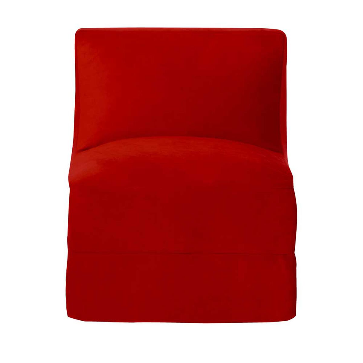 Sofá Cama Latam Home Velvet Bari 1 Cuerpo Burdeo