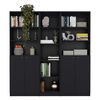 2 Estantes 2 Puertas + Estante 45 cm TuHome Home Wengue