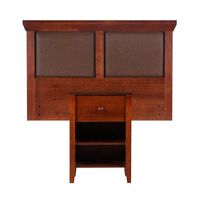 Respaldo Single + Velador CIC New Torino Caramelo