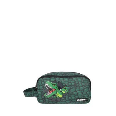 Estuche Xtrem University+ 5XT Dino Verde