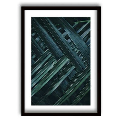 Cuadro Decorativo Retela Textura Hojas 70 x 50 cm