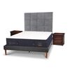 Cama Europea CIC 2 Plazas Súper Premium + Respaldo + 2 Veladores Tamesis
